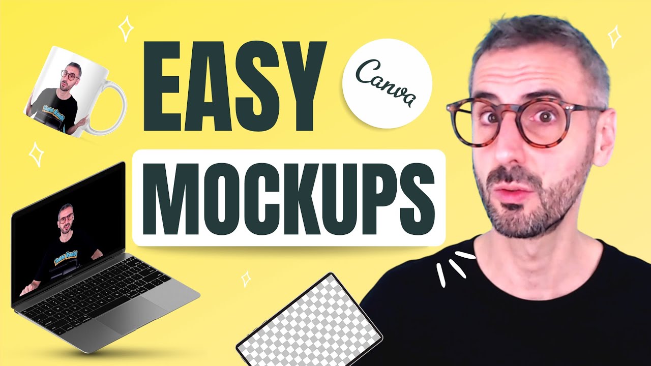 How To Create Mockups In Canva - Easy! - T-Shirt, Mug And Instagram Mockup  Tutorial🎽☕📱 - Youtube