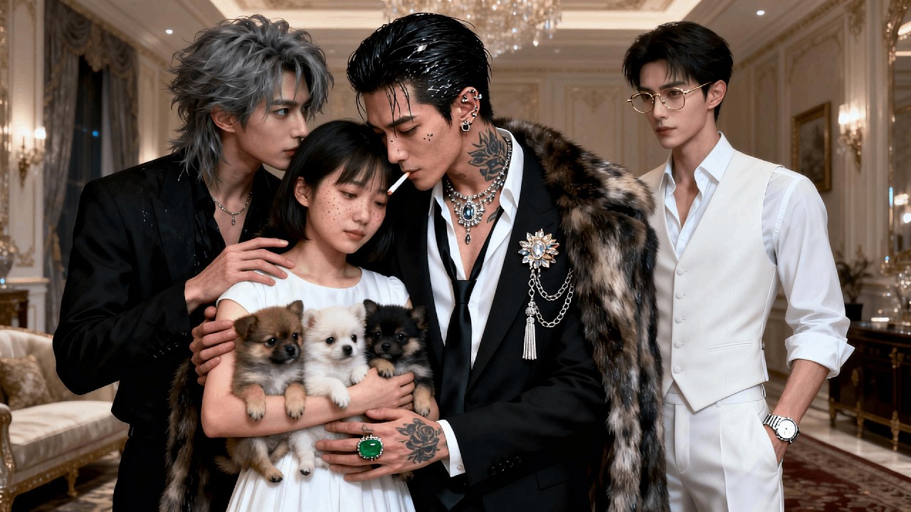 अलग-थलग पड़ी लड़की ने तीन बेचारे पिल्लों को बचाया, और फिर तीन हैंडसम CEO उसके पास आ गए…