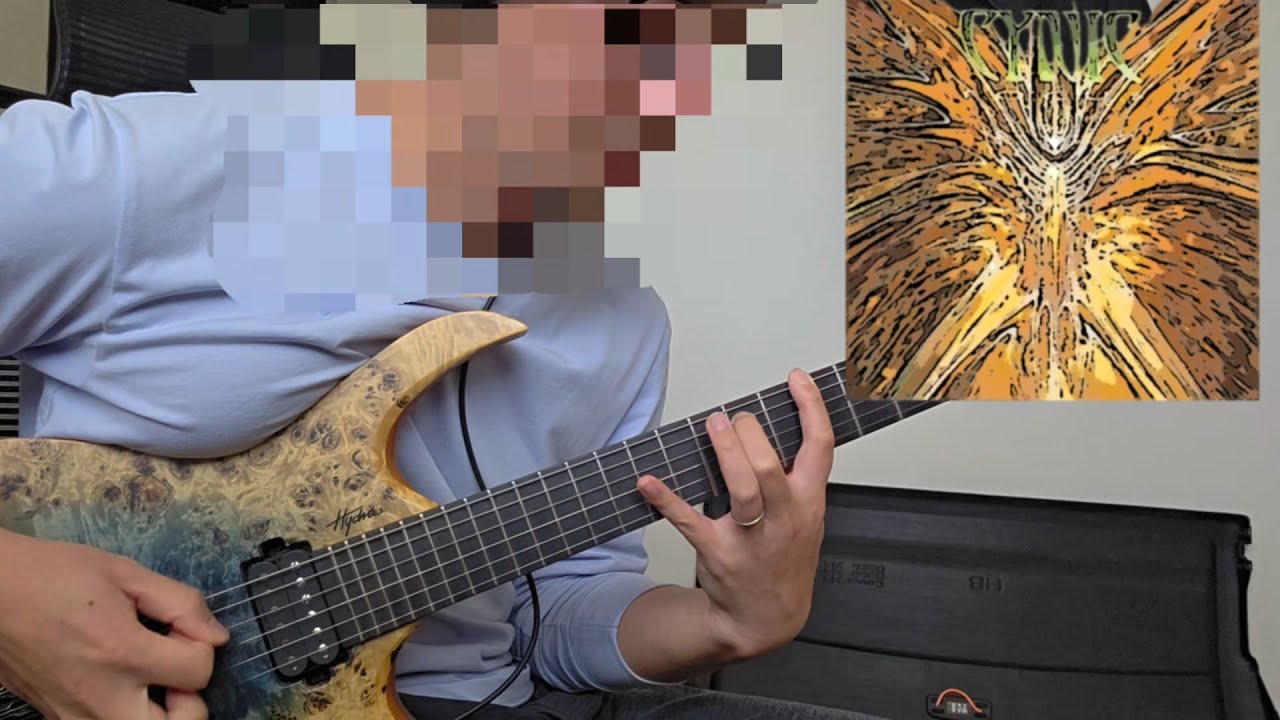 Cynic  Uroboric Forms (guitar cover)