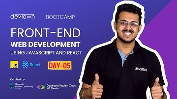[LIVE] Front-End Web Development ESSENTIALS | JavaScript and React | Day-05