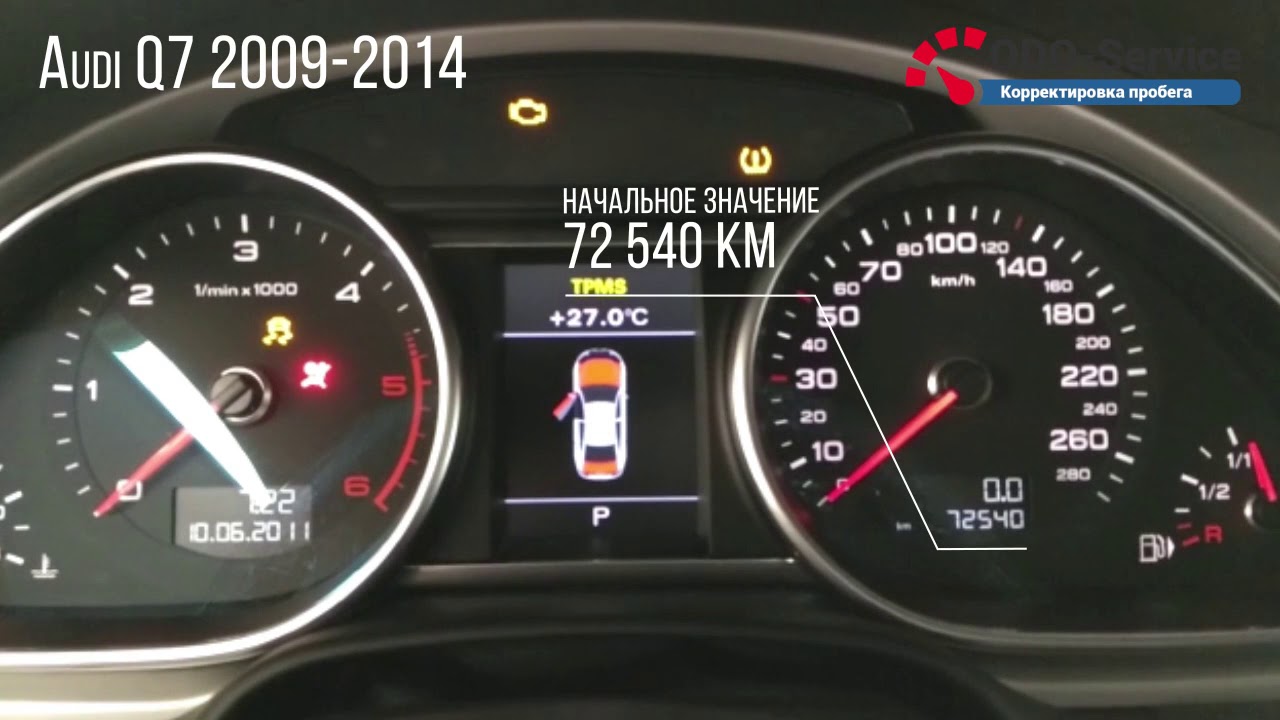 Спидометр ауди q7