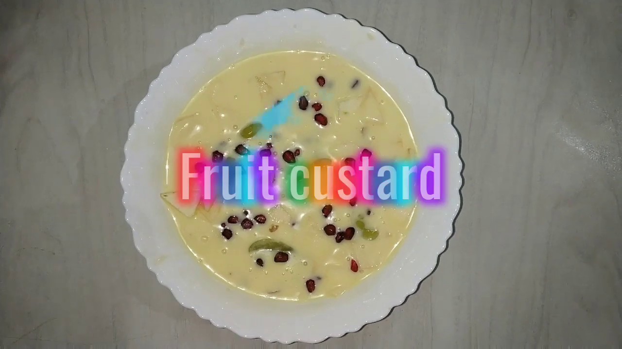 Fruit custard recipe | healthy desert recipes | custard recipe | Sakshi