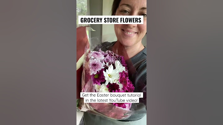 Grocery Bouquet upcycled! #easter #flowerarranging #grocerystoreflowers