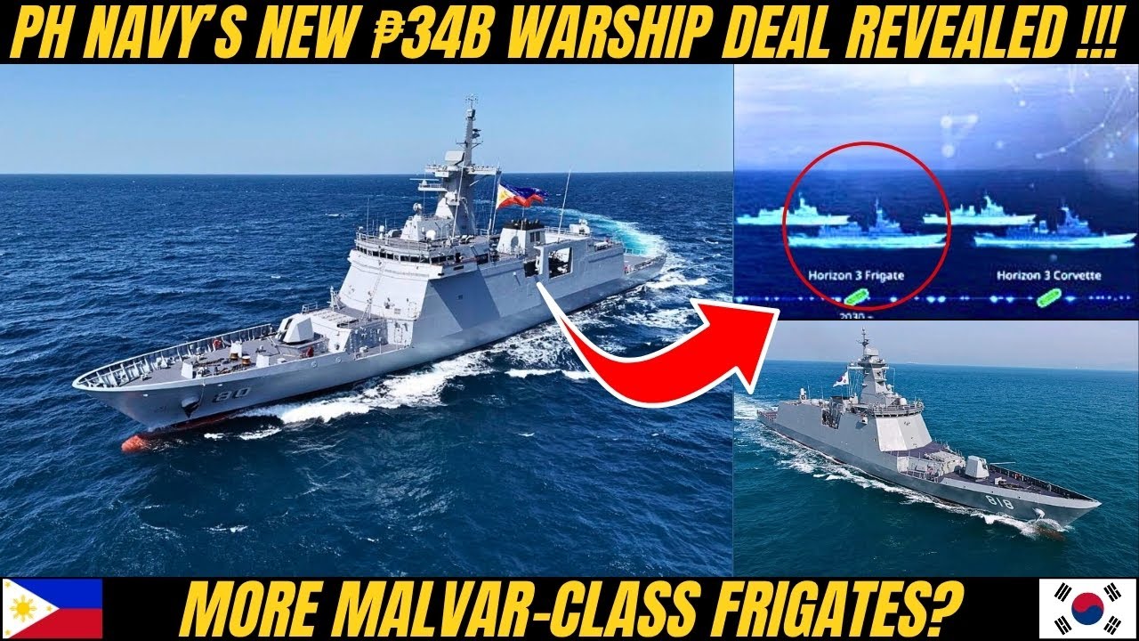 PH Navy’s New ₱34B Warship Deal Revealed: More Malvar-Class Frigates?