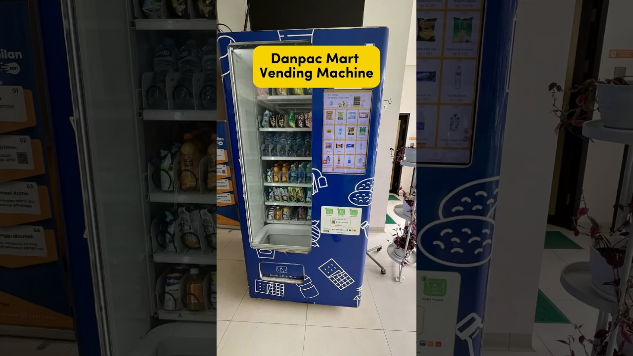 24 Jam Bisa Jajan di Danpac Mart Vending Machine 