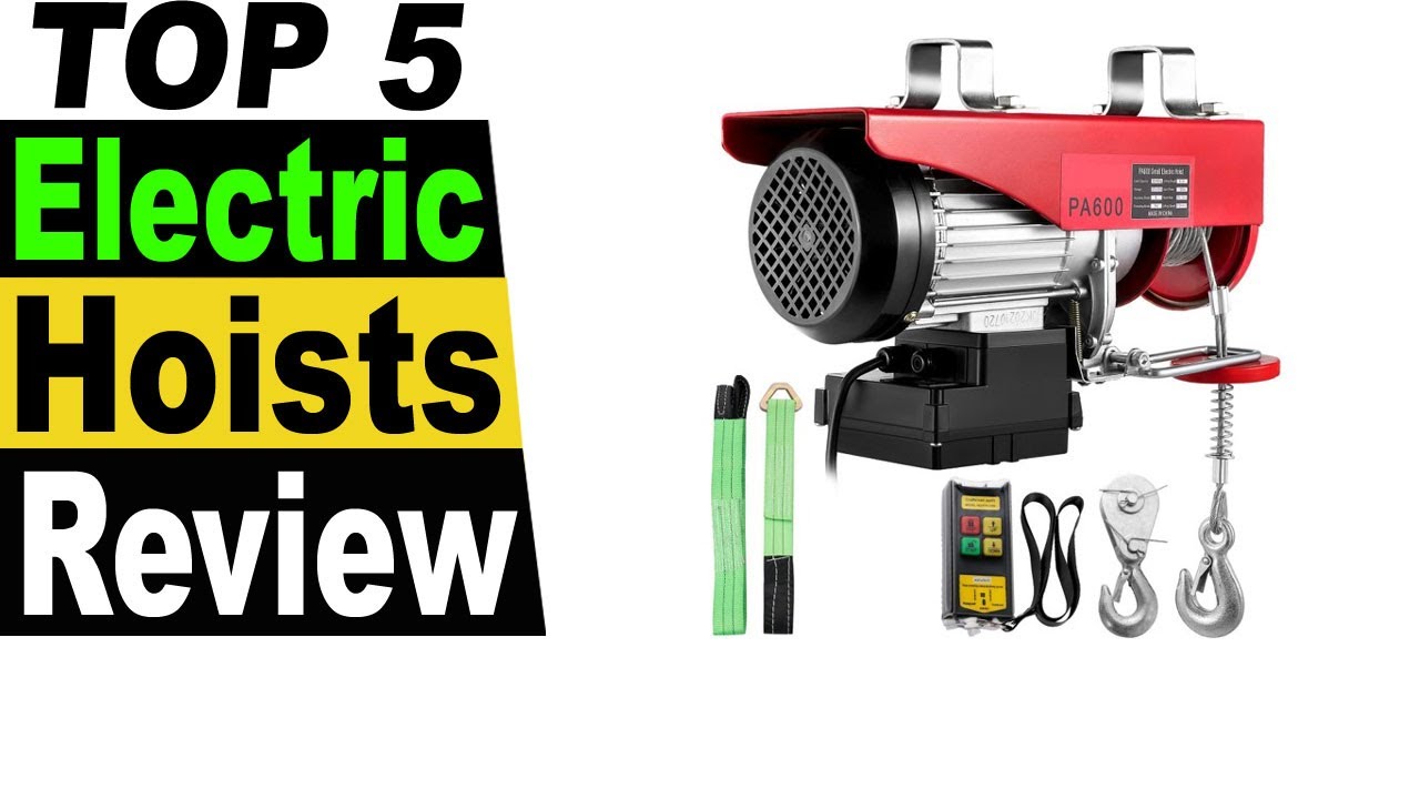 TOP 5 Best Electric Hoists Review 2023 YouTube