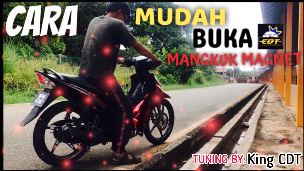 Cara Mudah Buka Pasang Mangkuk Magnet Lagenda 110 Youtube