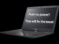 No power issue Acer / Battery reset