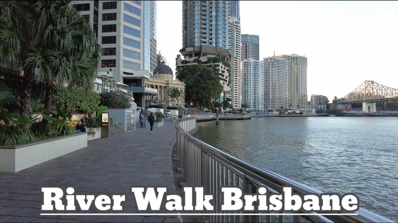 Jalan Jalan Di River Walk - Brisbane || 4K 🎥