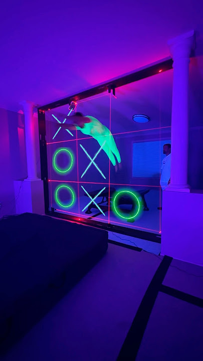 Lasers   Parkour   Tic Tac Toe = 🤯   Vs @BrandonA7