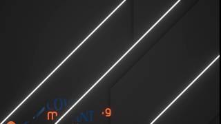 diagonal logo stinger