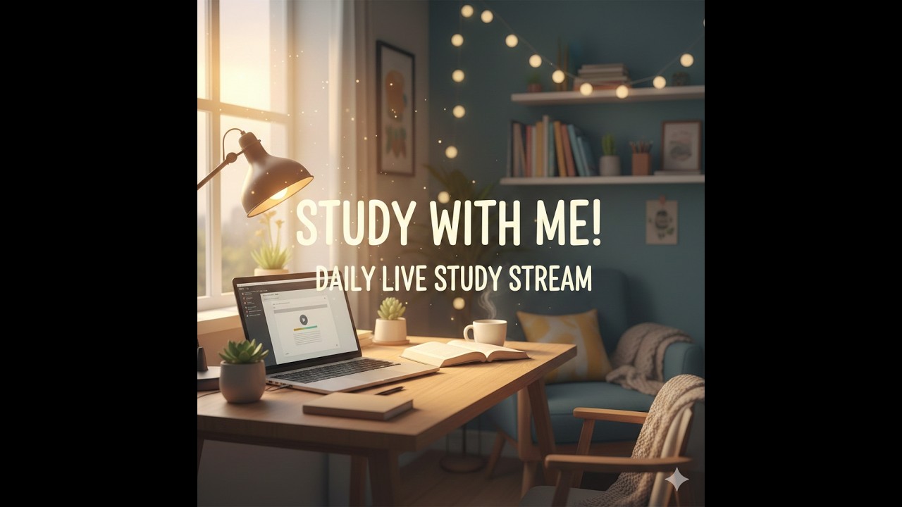Let’s Study Together LIVE (10 Hours) ✨ | Deep Focus | Exam Season