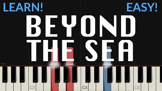 Famous Beyond The Sea - Bobby Darin | EASY Piano Tutorial Net Worth