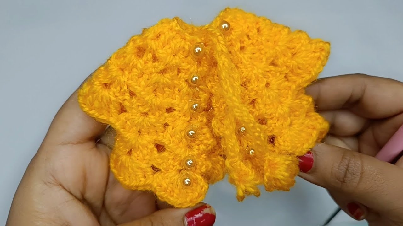 आसान तरीके से बनाएँ लडडू गोपाल जी की  सुंदर सी कोटि ll how to make crochet new design  Koti