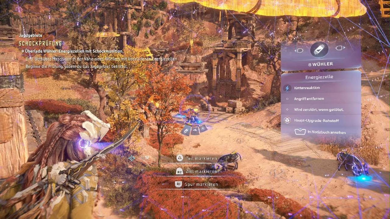 Horizon Forbidden West Jagdgebiete der Schrecken, Schockprüfung GANZE