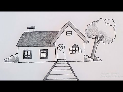 Waterfall side village drawing and painting | nature scenery painting  tutorial in hindi | Scenery paintings, Beautiful scenery drawing, Village  drawing