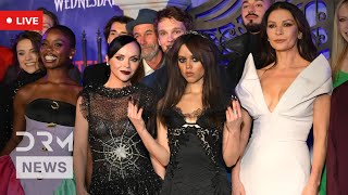 Jenna Ortega U0026 Stars Dazzle At wednesday Season 2 Premiere In London Red Carpet Aa15