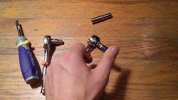 5/16 socket on socket wrench and release