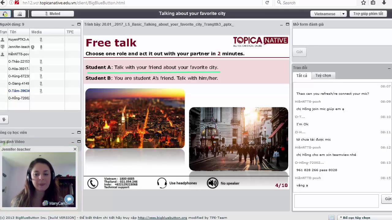 Topica Native  - Talking about your favorite city