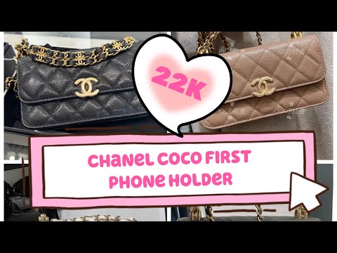 Chanel 22K Coco First Phone Holder 