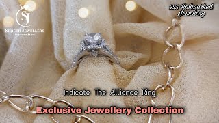 Most beautiful modern #silver diamond ring design for girls| Pretty silver #jewelry collection 2020 screenshot 4
