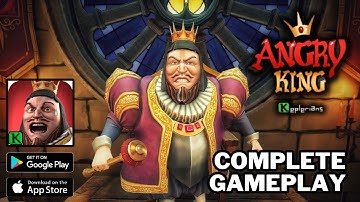 Angry King: Scary Pranks -  Complete Gameplay Walkthrough (Android, iOS) | #jerryisgaming #1