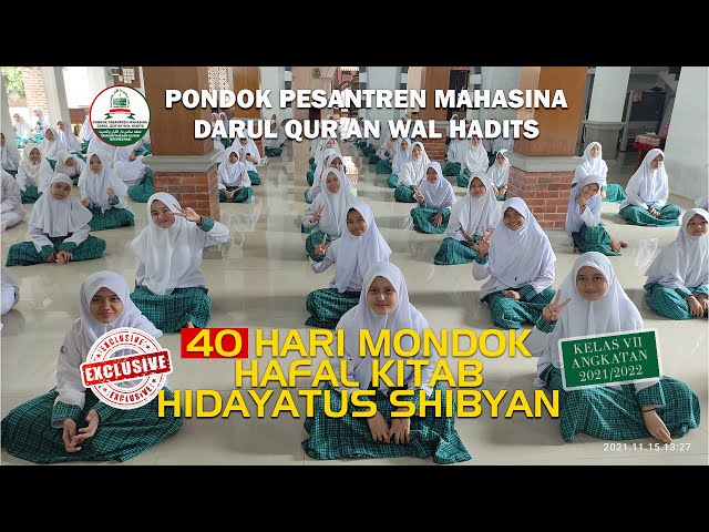 40 HARI MONDOK HAFAL KITAB HIDAYATUS SHIBYAN class=