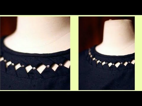 Trendy Kurti/Kurta Neckline Very Simple & Easy To Make - YouTube