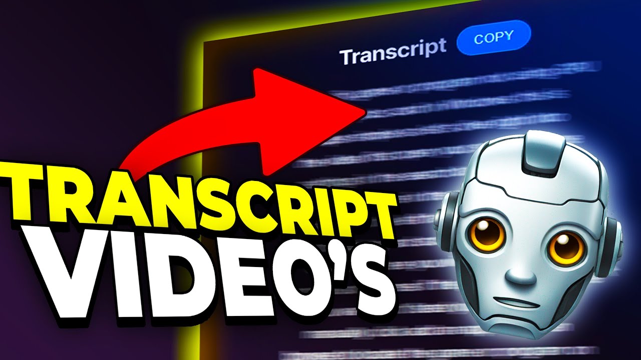 How to Transcribe YouTube Videos to Text Using a Free AI Tool - YouTube