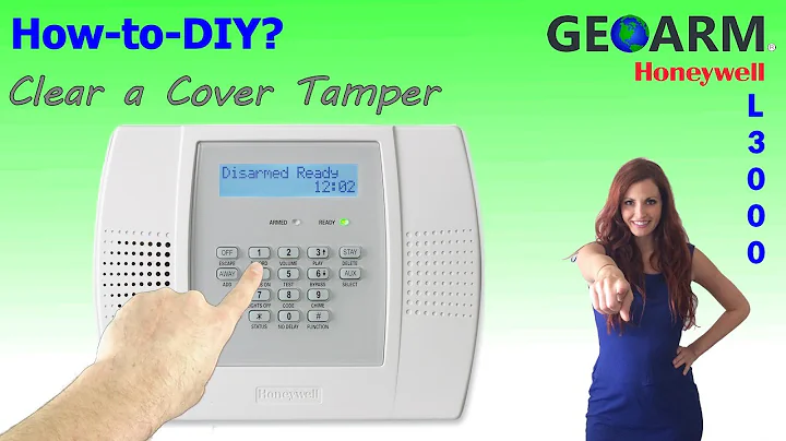 Honeywell L3000 - How to Clear a Cover Tamper?
