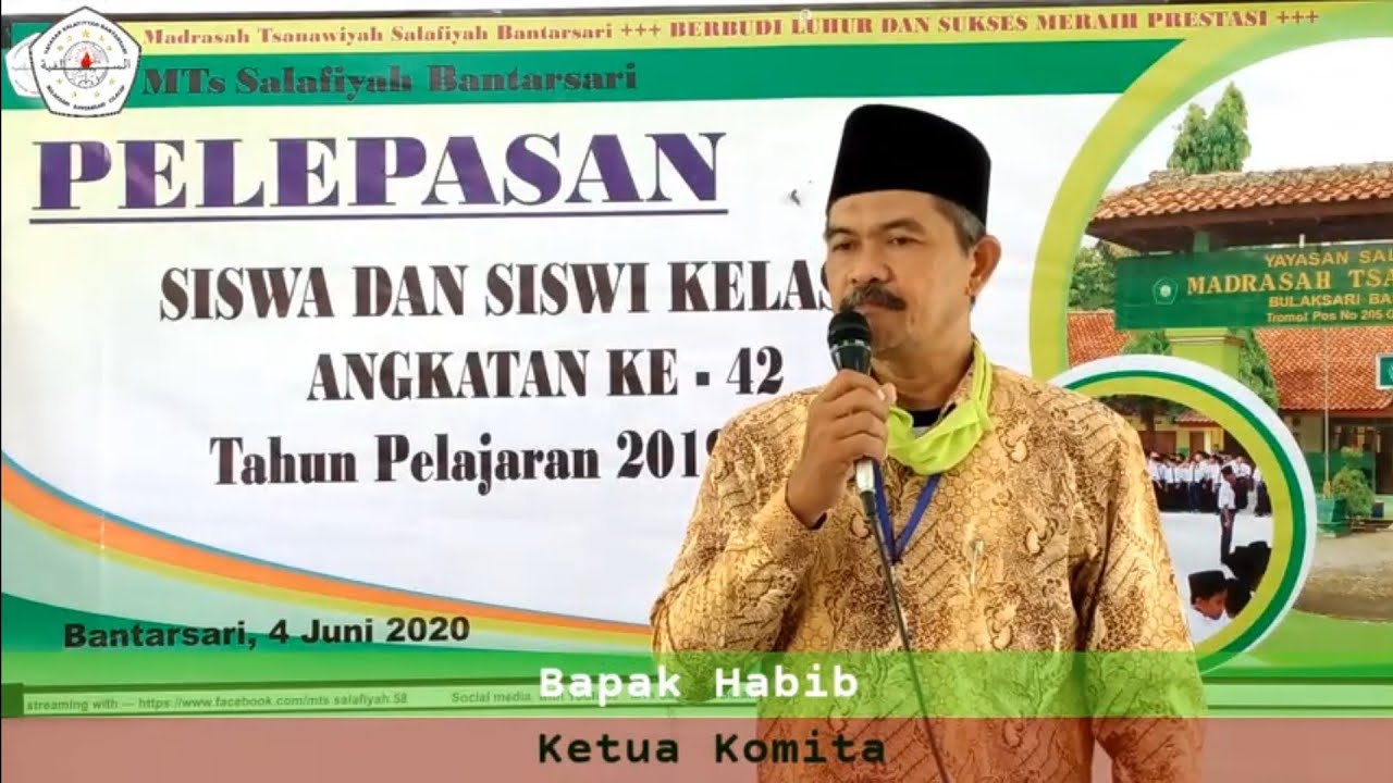 Sambutan Dari Ketua Komite - YouTube