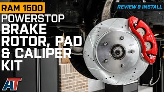 2009-2018 RAM 1500 PowerStop Z36 Extreme Truck and Tow 5-Lug Brake Rotor Review & Install