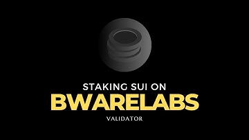 Staking SUI on Bwarelabs Validator: Step-by-Step Guide
