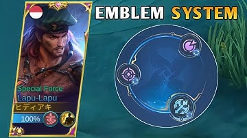 WTF DAMAGE! NEW EMBLEM SYSTEM FOR LAPU-LAPU SHOTGUN 1 HIT BUILD! LAPU-LAPU EMBLEM SET 2023 | MLBB