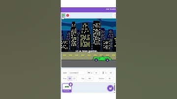 Scratch - car movement #shorts #shortvideo #shortsyoutube #stem #kidsproject #codeblocks #scratch