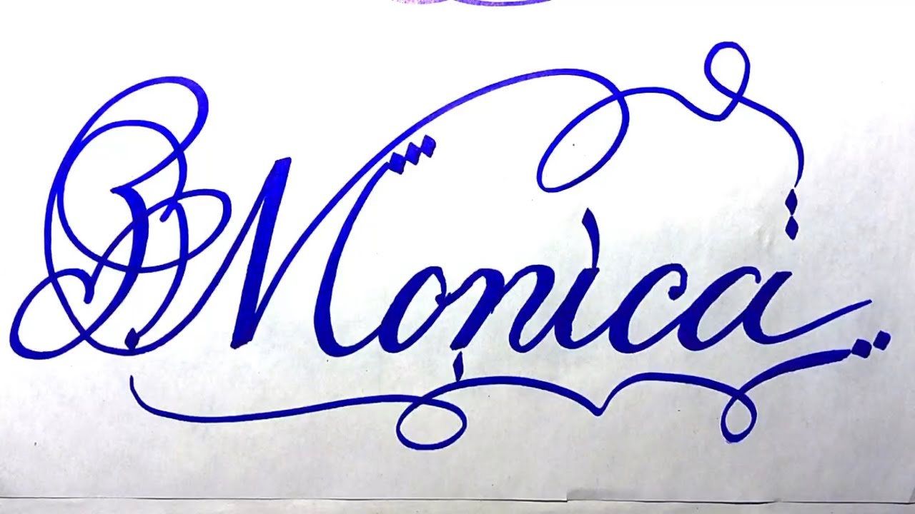 Monica Name Signature Calligraphy Status moderncalligraphy cursive Monica Name Signature Calligraphy Status moderncalligraphy cursive