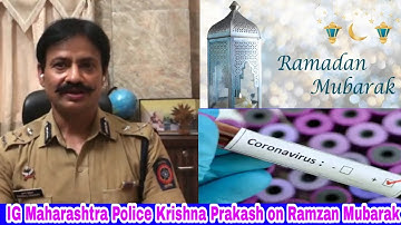 IG Maharashtra Police Krishna Prakash on Ramzan | Nicely Explained Ramzan Mubarak Month