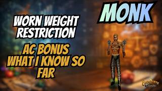 EverQuest Legends Monk Weight Restrictions | EverQuest Monk Weight How It Works screenshot 5