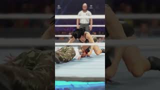 Chyna Super Pedigree with Lita 😨 WWE 2K23 #short #wwe2k #wwe2k23gameplay #chyna #lita
