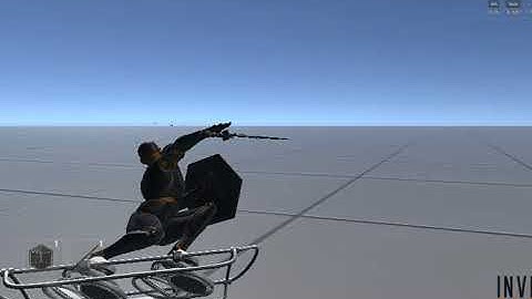 Invector Bot Takes Up The Sword And Shield Upon The V4 Hoverboard