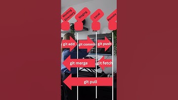 How do popular Git commands work?$