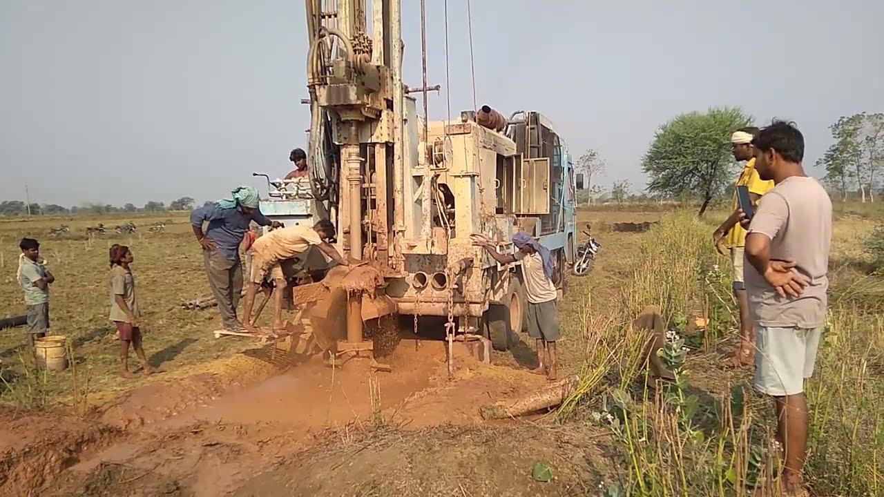 Borewell water borewells video rig machine with borewell drilling 10hp motor 