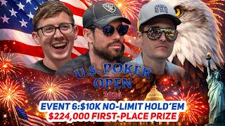 Nick Schulman, Brock Wilson & Jeremy Becker Headline US Poker Open Final Table!