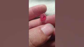 Tinh thể Spinel Lục Yên đỏ đẹp sáng giá chỉ 550k #dj #story #gem #daquy #ruby