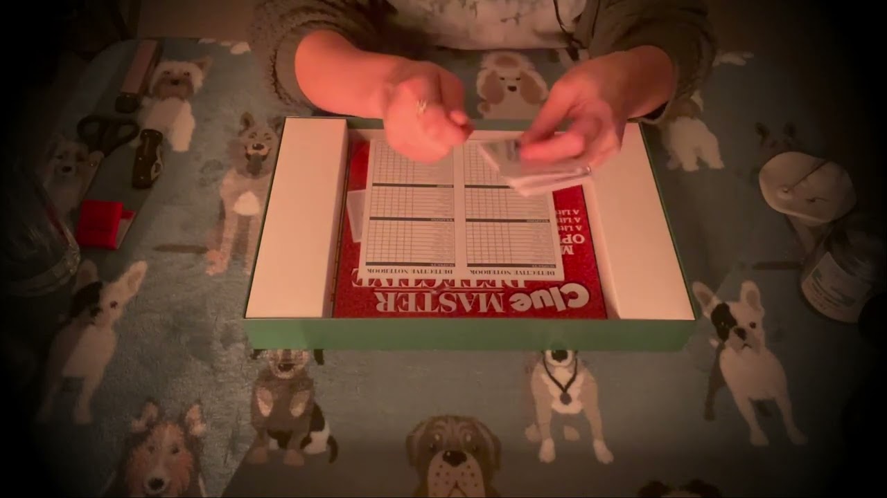 Unboxing ASMR - Clue Master Detective