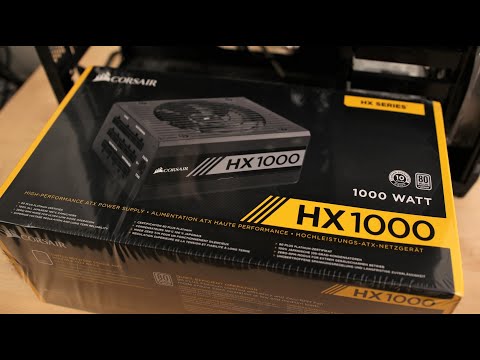 The Corsair HX1000 Platinum Power Supply - YouTube