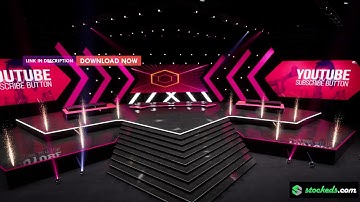 DMX UNREAL ENGINE VIRTUAL SET  CORPORATE | INTEGRATED WITH AXIMMETRY | | DMX |