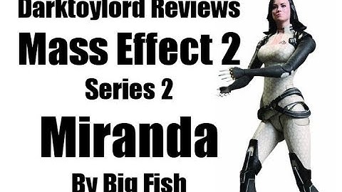 Darktoylord Reviews: Mass Effect 2 Series 2 Miranda Action Figure By Big Fish