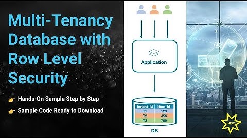 ▶️ Multi-Tenancy Database with SQL Row Level Security Hands-on Demo 🔐💡 #sql #database 