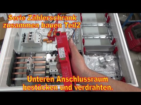 Serie Zählerschrank zusammen bauen Teil 2